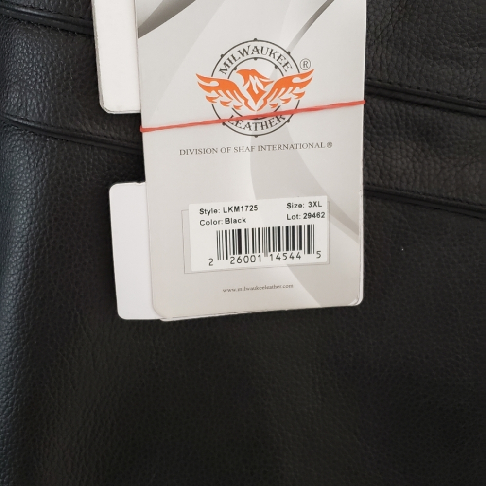 MILWAUKEE MENS SOFT BLACK LEATHER